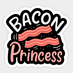 Bacon Princess Sticker